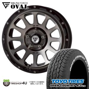 タイヤホイール4本セット DELTA FORCE OVAL 16x7.0J 5/114.3 +35 MSP TOYO OPEN COUNTRY A/T EX 215/70R16 100H RWL｜tireshop4u