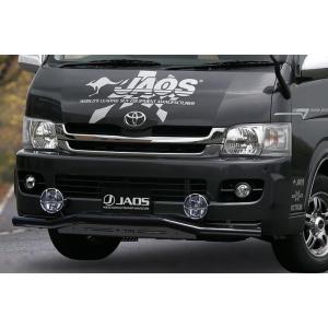 JAOS ジャオス フロントスキッドバー ブラック/ブラック ワイド1-2型 B150202D トヨ...