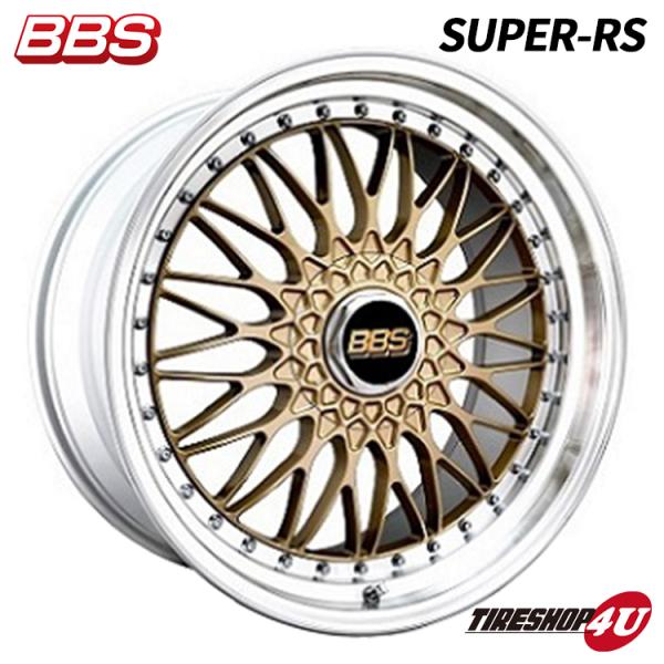 BBS SUPER-RS RS577 19x9.0J 5/112 +28 GL-SLD ゴールド×シ...