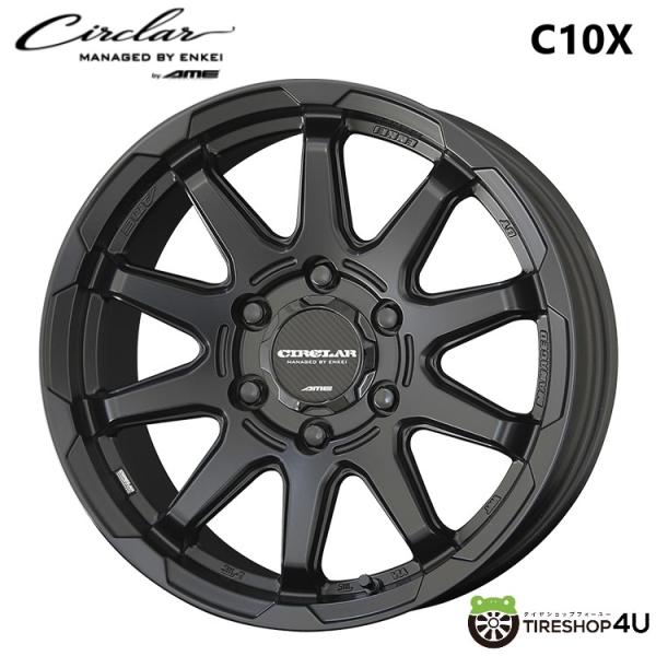 4本購入で送料無料 CIRCLAR C10X 15x6.0J 6/139.7 +33 MB マットブ...