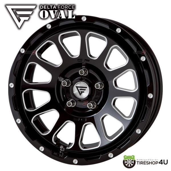 【レビューでプレゼント】DELTA FORCE OVAL 16x7.0J 5/114.3 +35 B...