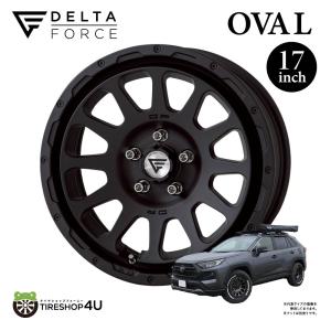 デルタフォース　オーバル　デリカD5 RAV4 イクリプスクロス　アルファード DELTA FORCE（デルタフォース） DELTA FORCE OVAL オーバル 17x7.0J 5