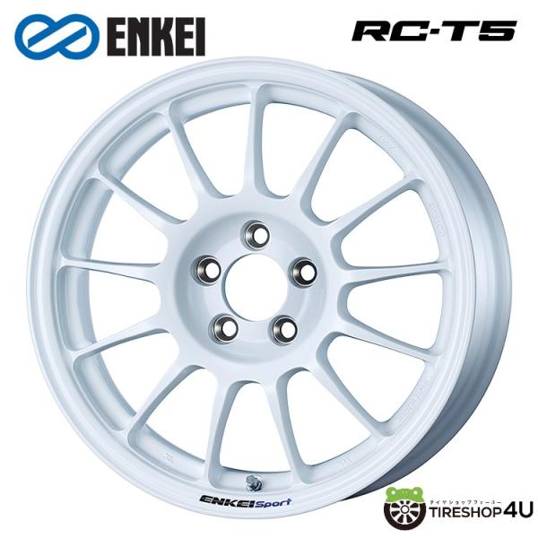 4本購入で送料無料 ENKEI Sport RC-T5 17インチ 17x8.5J 5/100 +4...