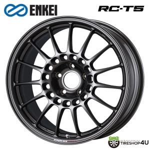 4本購入で送料無料 ENKEI Sport RC-T5 18インチ 18x10.0J 5/114.3 +45 DS ダークシルバー 新品ホイール1本価格 【代引き不可】｜tireshop4u