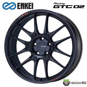 4本購入で送料無料 ENKEI Racing GTC02 19インチ 19x10.0J 5/120 +40 MBK マットブラック 新品ホイール1本価格 【代引き不可】｜tireshop4u