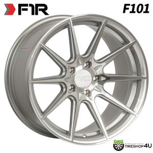 4本購入で送料無料 F1R F101 18x8.5J 5/100 +38 Brushed Gold 新品 