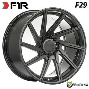 4本購入で送料無料 F1R F29 20x11.0J 5/120 +28 Double Black 新品ホイール1本価格 【代引き不可】｜tireshop4u