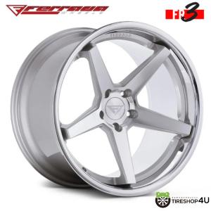 Ferrada FR3 20インチ 20x9.0J マシンシルバー/SS クロームリップ 新品ホイール1本価格 【代引き不可】｜tireshop4u