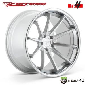 Ferrada FR4 20インチ 20x10.5J マシンシルバー/SS クロームリップ 新品ホイール1本価格 【代引き不可】｜tireshop4u