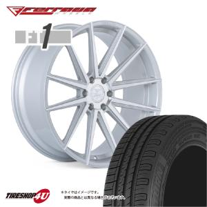 タイヤホイール4本セット Ferrada FT1 22x9.5J 6/139.7 +30 CB:84.1 Machine Silver 指定輸入タイヤ 305/40R22 フォード F-150 ナビゲーター