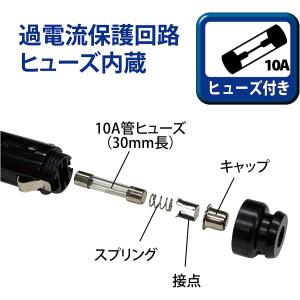 車用 シガーソケット USB端子2口 角度調節...の詳細画像5