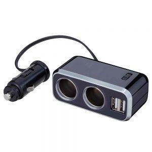 シガーソケット USB 2口 充電器