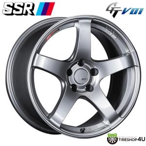 4本購入で送料無料 SSR GTV01 17インチ 17x7.0J 5/100 +50 GS グレアシルバー 新品ホイール1本価格 【代引き不可】｜tireshop4u