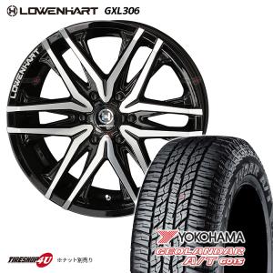 タイヤホイール4本セット Lowenhart GXL306 20x8.5J 6/139.7 +20 BP YOKOHAMA GEOLANDAR A/T G015 275/55R20 レーベンハート 共豊 FJクルーザー など｜tireshop4u