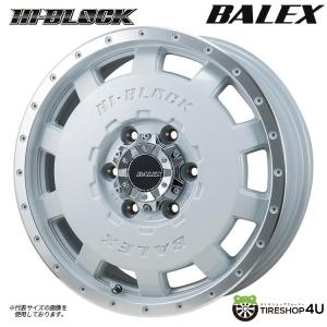 4本購入で送料無料 MONZA JAPAN HI-BLOCK BALEX 17インチ 17x6.5J 6/139.7 +38 PW/RP パールホワイト/リムポリッシュ 新品ホイール1本価格 【代引き不可】｜tireshop4u