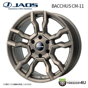 4本購入で送料無料 JAOS BACCHUS CM-11 20x8.5J 6/139.7 +18 MATTE/ASHxBRZ 新品ホイール1本価格｜tireshop4u