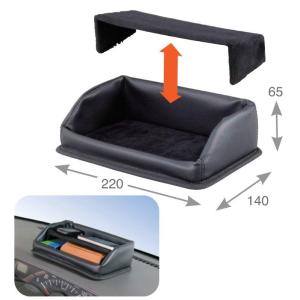 ダッシュボードトレイ 本革調 収納