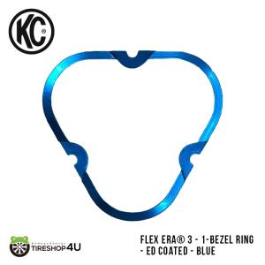 KC HiLiTES FLEX ERA3 - 1-Bezel Ring - ED Coated - Blue フレックス エラ ベゼルリング ブルー｜tireshop4u