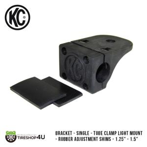 KC HiLiTES Bracket - Single - Tube Clamp Light Mount - Rubber Adjustment Shims - 1.25- 1.5クランプ ライトマウント ライトブラケット｜tireshop4u