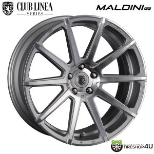 CLUB LINEA MALDINI FF STD 18インチ 18x8.0J 5/112 +48 SP シルバーポリッシュ 新品ホイール1本価格 【代引き不可】｜tireshop4u