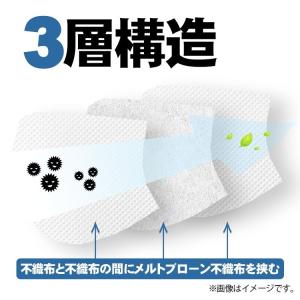 即納 不織布マスク 50枚入り 1箱 男女兼用...の詳細画像3