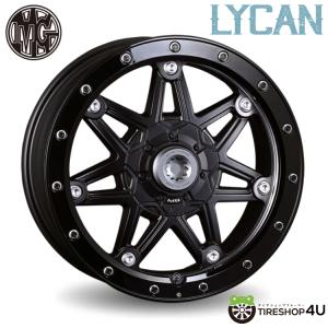 MG LYCAN 17インチ 17x8.0J 6/139.7 +0 BLACK ブラック 新品ホイール1本価格 【代引き不可】｜tireshop4u