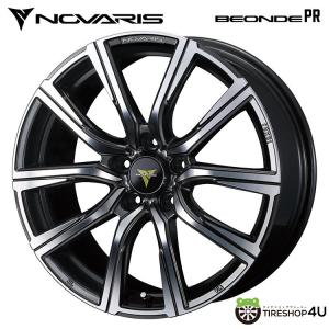 4本購入で送料無料 NOVARIS BEONDE PR 19x8.0J 5/114.3 +35 GGP グロスガンメタポリッシュ 新品ホイール1本価格 【代引き不可】｜tireshop4u