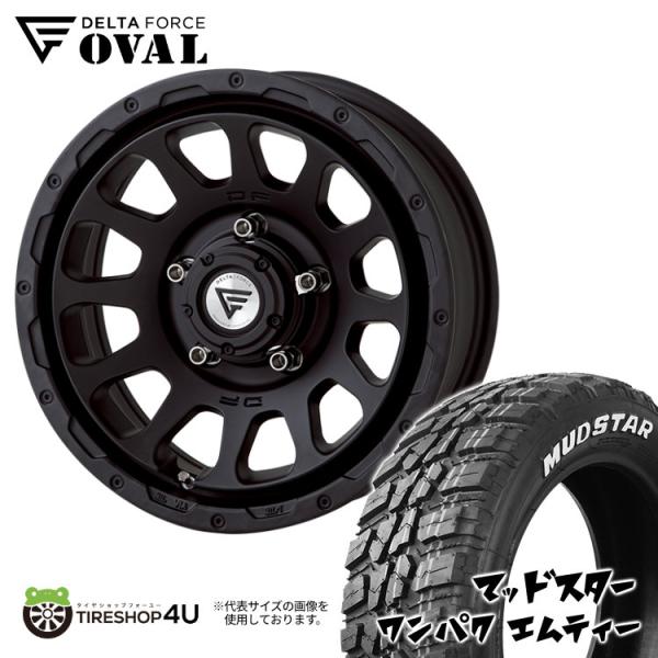 タイヤホイール4本セット DELTA FORCE OVAL 16x6.0J 5/139.7 +-5 ...