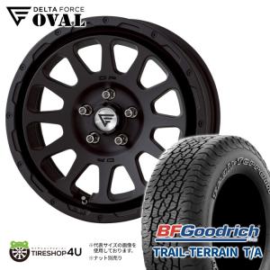 タイヤホイール4本セット DELTA FORCE OVAL 17x7.0J 5/114.3 +32 MB BFGoodrich TRAIL-TERRAIN T/A 225/65R17 102T ORWL｜tireshop4u