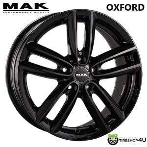 4本購入で送料無料 MAK OXFORD 16x7.0J 5/112 +52 グロスブラック ミニクラブマン (F54) 新品ホイール1本価格 【代引き不可】｜tireshop4u