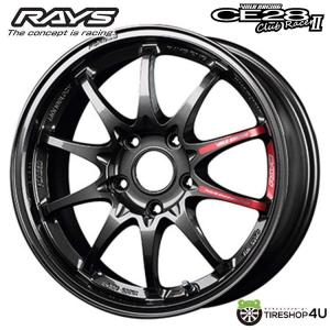 RAYS VOLK RACING CE28 CLUB RACER II 15x7.0J 4/100 +48 MM ダイヤモンドダークガンメタ 新品ホイール1本価格 【代引き不可】