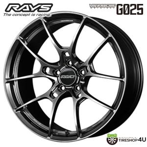 4本購入で RAYS VOLK RACING G025 20x9.5J 5/114.3 +40 HK シャイニングブラックメタル/リムエッジDC