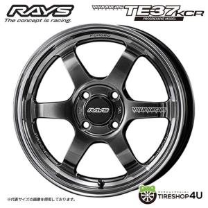 RAYS VOLK RACING TE37 KCR PM 16x5.5J 4/100 +45 KF ブラック/リム