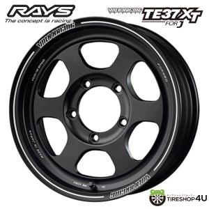 RAYS RAYS VOLK RACING TE37XT 16x6.5J 6/139.7 +38 BC ブラスト