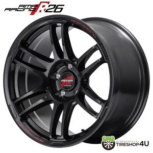 4本購入で送料無料 RMP Racing R26 18x8.5J 5/114.3 +45 CRYSTAL BLACK 新品ホイール1本価格 【代引き不可】｜tireshop4u