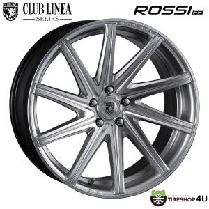 CLUB LINEA ROSSI FF MID 20インチ 20x9.5J 5/114.3 +50 HS ハイパーシルバーポリッシュ 新品ホイール1本価格 【代引き不可】｜tireshop4u