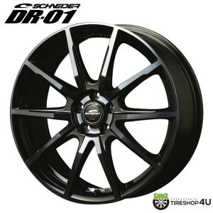 4本購入で送料無料 SCHNEDER DR-01 18x8.0J 5/114.3 +35 BKP ブラックポリッシュ＋ダークブルークリア 新品ホイール1本価格 【代引き不可】｜tireshop4u