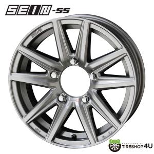 4本購入で送料無料 SEIN SS 16x5.5J 5/139.7 +22 MFS メタルフレークシルバー 新品ホイール1本価格 【代引き不可】｜tireshop4u