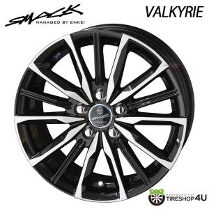 4本購入で送料無料 SMACK VALKYRIE 17x7.0J 5/114.3 +53 SBP サファイアブラック x ポリッシュ 新品ホイール1本価格 【代引き不可】｜tireshop4u