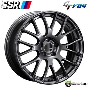 4本購入で送料無料 SSR GTV04 17インチ 17x7.0J 5/114.3 +50 メタリックグレー 新品ホイール1本価格 【代引き不可】｜tireshop4u