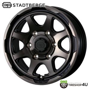 WEDS ADVENTURE STADTBERGE 15インチ 15x6.0J 6/139.7 +33 ブラックポリッシュブロンズクリア 新品ホイール1本価格 【代引き不可】｜tireshop4u