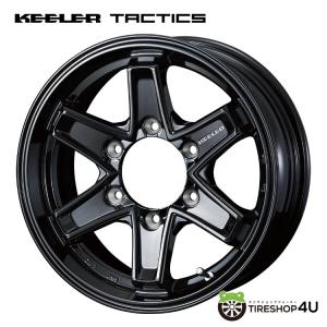 ジムニー　JB23 JB64 16インチ 5.5J　4本セット 5スポーク WEDS（ウェッズ） 4本購入で送料無料 KEELER TACTICS 16x7.0J 6/139.7