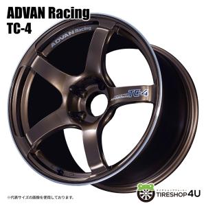 TC4 4WDツーリングカーキット ADVAN 4本購入で送料無料 Racing TC-4 17x7.5J 4/100 +40 CRR
