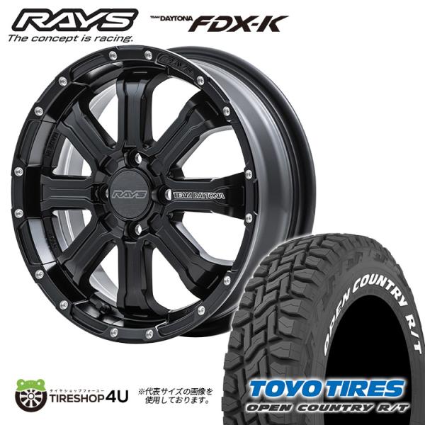 タイヤホイール4本セット RAYS TEAM DAYTONA FDX-K 15x5.0J 4/100...