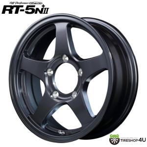 OFF PERFORMER RT-5N+II RT5N+2 16x5.5J 5/139.7 +22 オフパフォーマー RT5N+2 ダークガンメタ ジムニー Jimny JB23 JB64 新品1本価格｜tireshop4u