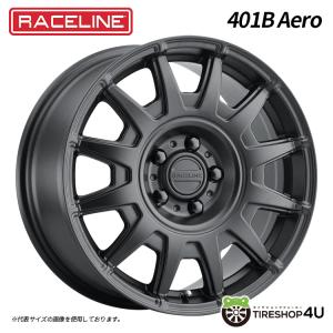 4本セット RACELINE 401B Aero 18x8.0J 5/114.3 +40 MBK マットブラック 【代引き不可】｜tireshop4u