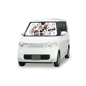 ミニーマウス 車用 サンシェード Sサイズ 軽...の詳細画像4