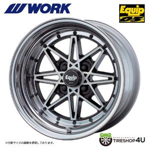 4本購入で送料無料 WORK EQUIP 03 14x10.0J 4/100 +32 O Disk (ディープリム) リムの深さ:82mm BP ブラックカットクリア 1本価格 【代引き不可】｜tireshop4u