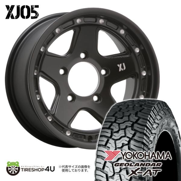 タイヤホイール4本セット XTREME-J XJ05 16x8.0J 5/114.3 +0 サテンブ...