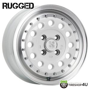 XTREME-J RUGGED 14x5.0J 4/100 +45 WHP ホワイトポリッシュ 新品ホイール1本価格 【代引き不可】｜tireshop4u